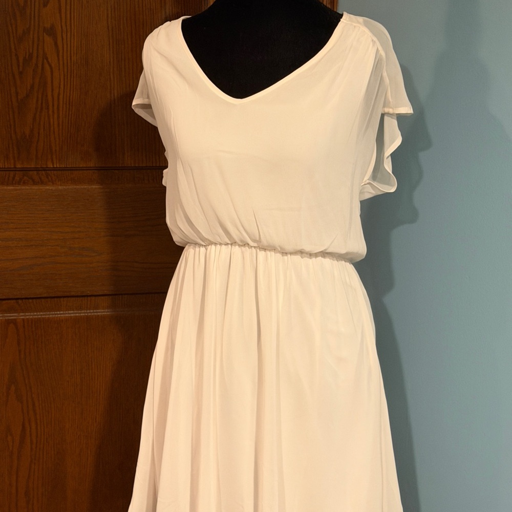 Lush Cream Midi Dress